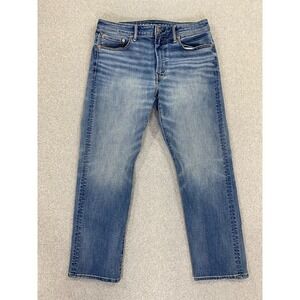 American Eagle Men's Size 33x30 (Fits 34x28) Original Straight Airflex + Jeans